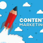 content marketing - rocket - pencil